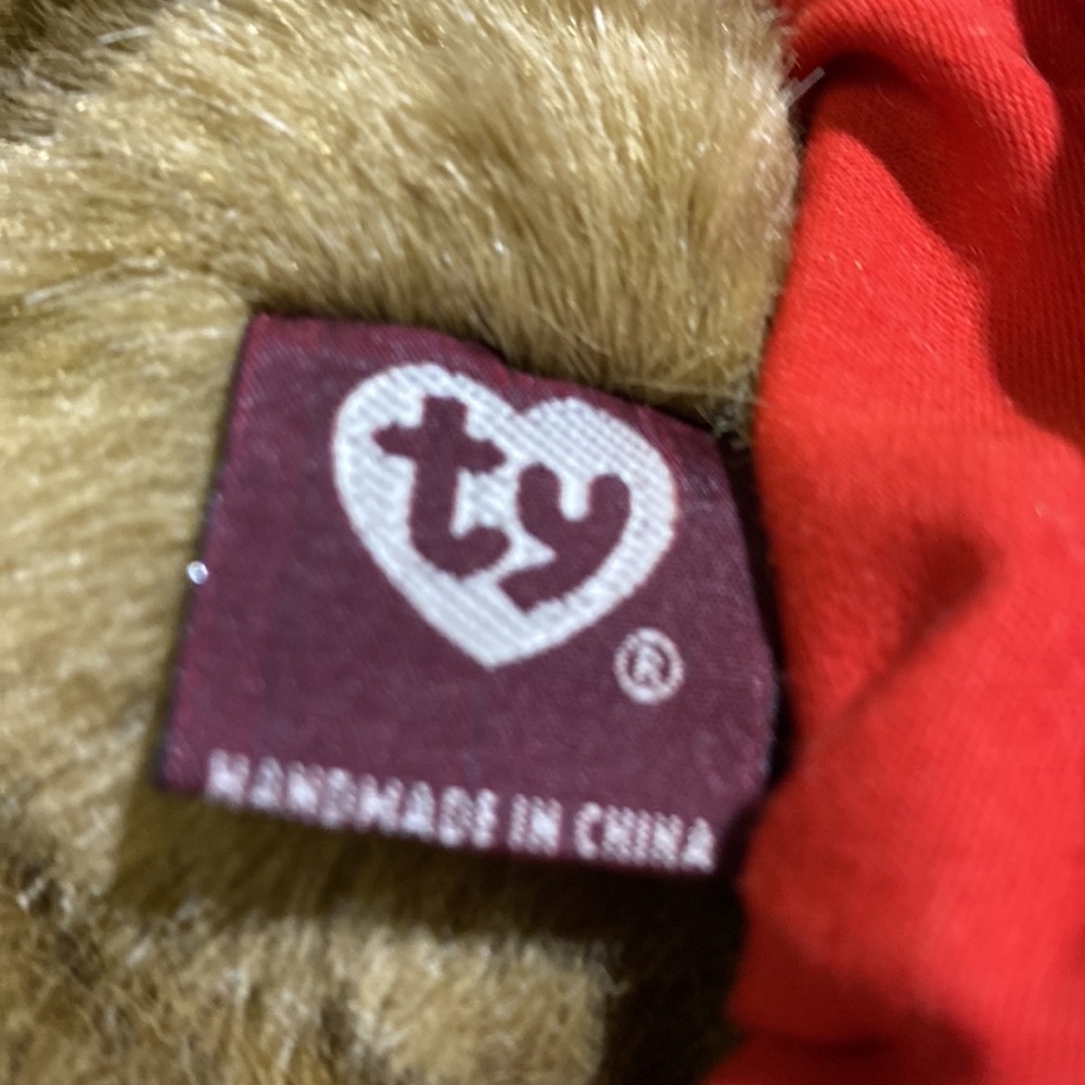 Rare Vintage TY 1993 Beenie Baby “Malcolm” Bear - Picture 6 of 7
